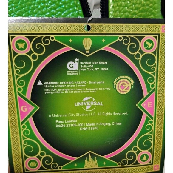NWT WICKED Mini Backpack Elphaba Witch‎ Silhouette Emerald Green Black Universal main image 7